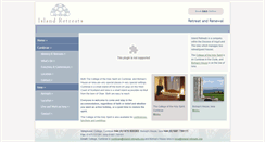 Desktop Screenshot of island-retreats.org