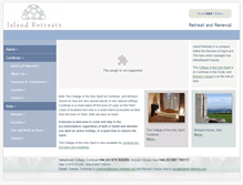 Tablet Screenshot of island-retreats.org